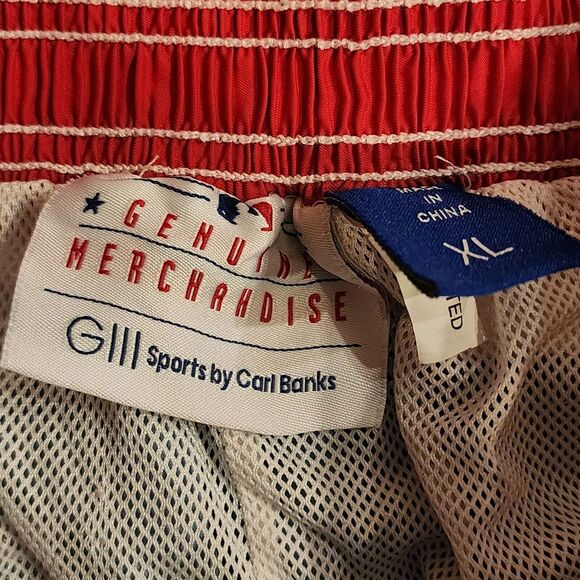 Men's Chicago Cubs XL Swim Board Shorts Trunks Genuine MLB Merchandise Blue - Picture 4 of 5